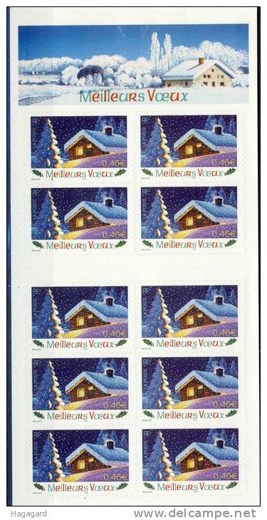 France 2002. Booklet. Christmas. Michel 3672. (**) - Commemoratives