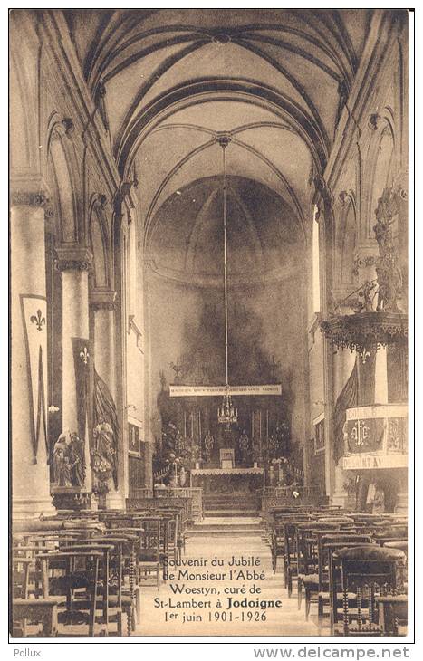 Cpa: JODOIGNESouvenir Du Jubilé De Monsieur L'Abbé WOESTYN Eglise Saint Lambert - Jodoigne