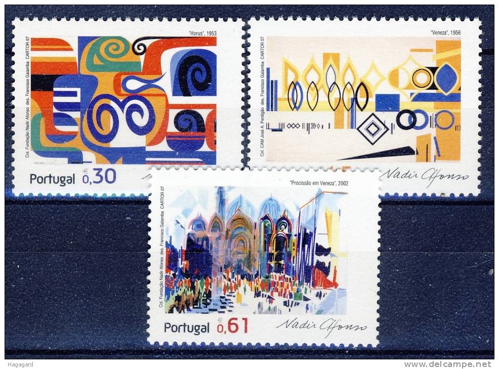 Portugal 2007. Paintings. Michel 3224-26. MNH(**) - Nuevos