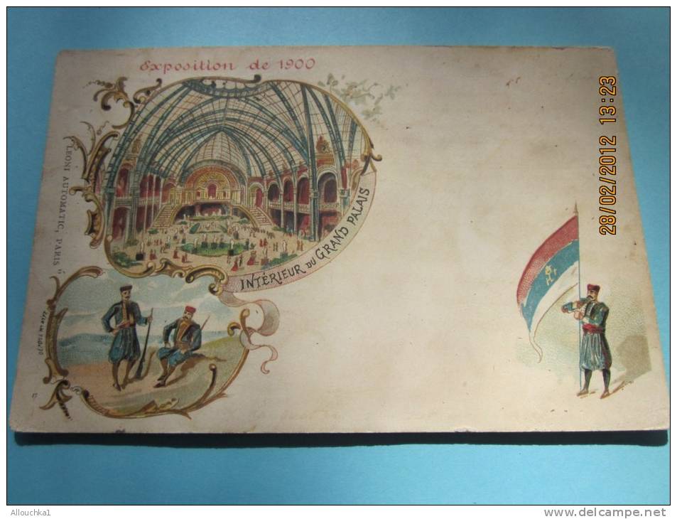 CPA Chromo Précurseur 1902 Exposition De 1900 à Paris Intérieur Du Grand Palais édition Leoni Automatic Paris P/Marseile - Expositions