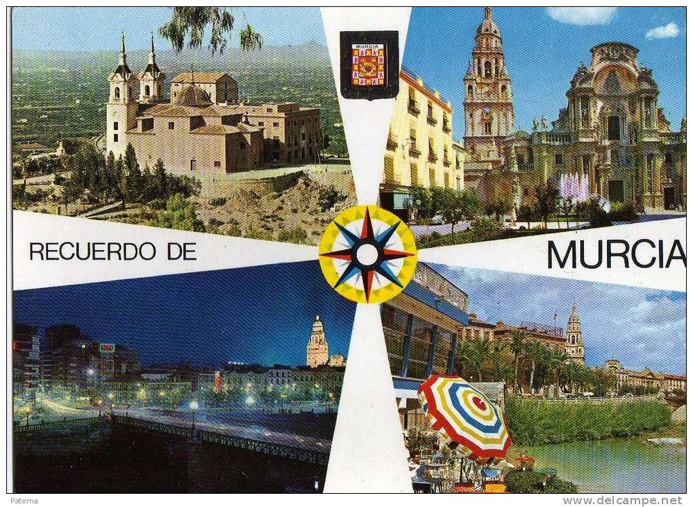 Postal Murcia, Vista Varias ,  Post Card - Murcia