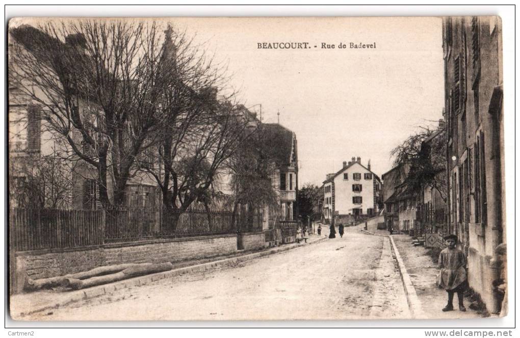 BEAUCOURT RUE DE BADEVEL 90 BELFORT - Beaucourt