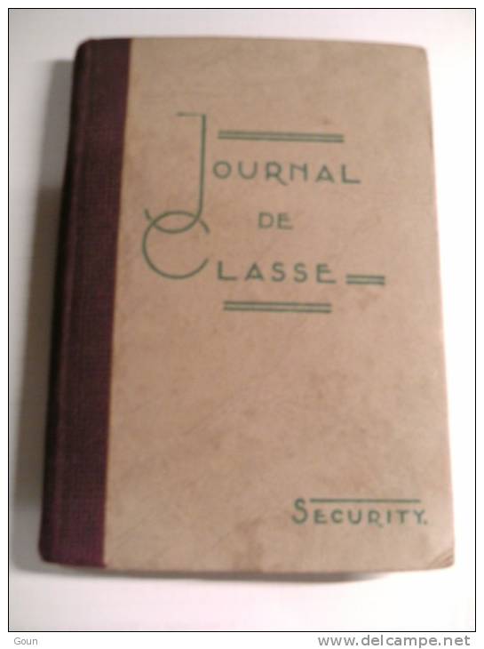 Journal De Classe 10x13 Elève Deladriere à Thulin 1948 1949 - Sonstige & Ohne Zuordnung