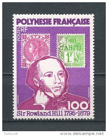 POLYNESIE 1979 N° 141 ** Neuf = MNH Superbe Cote 5.70 € Sir Rowland Hill Timbres Sur Timbres - Ungebraucht