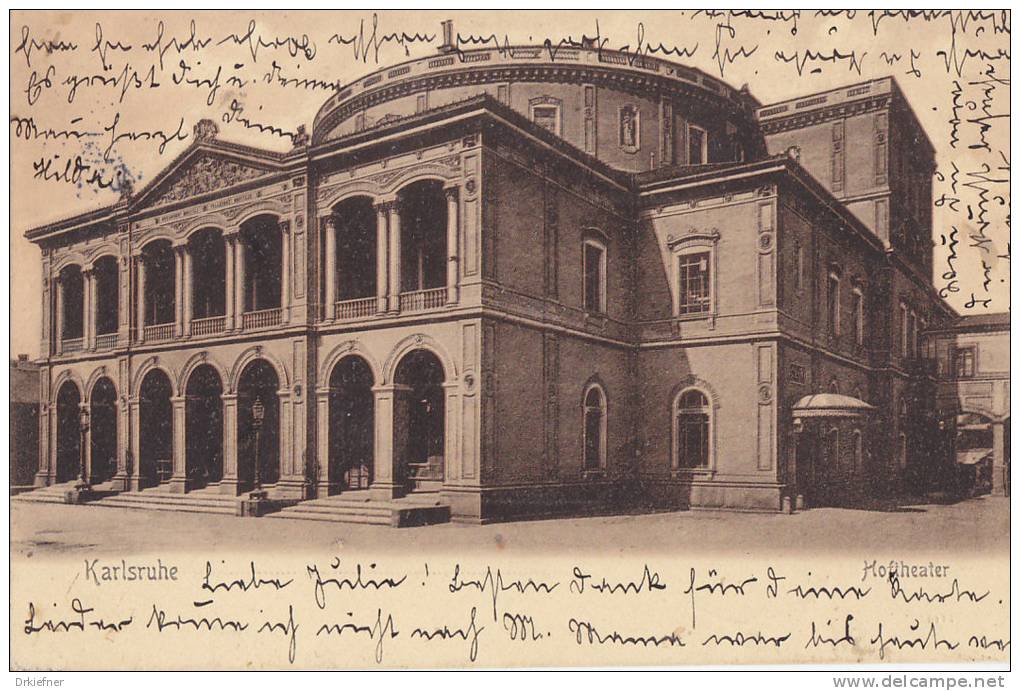Karlsruhe, Hoftheater, Um 1904 - Karlsruhe