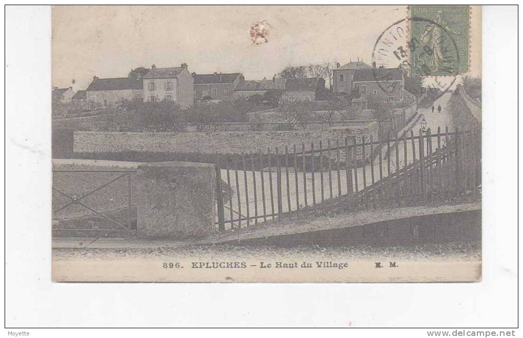 CPA-95-EPLUCHES-1920-LE HAUT DU VILLAGE - Saint-Ouen-l'Aumône