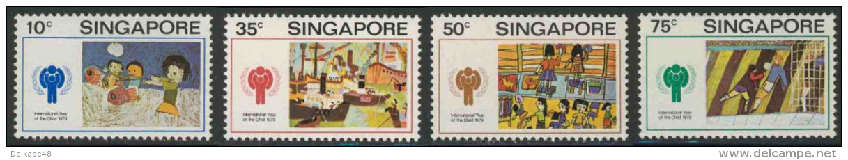 Singapore 1979 Mi 335 **UNICEF - Int. Year Of The Child - Children´s Drawing /  Kinderzeichnungen - Jahr Des Kindes - UNICEF