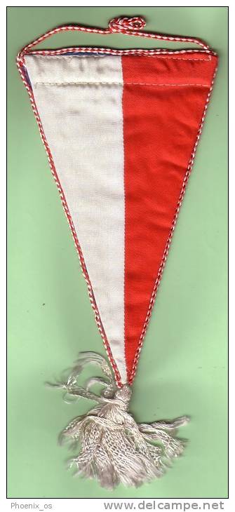 POLAND - Flag, Racing - Motorsport, Motorbike, Polish Association Of Motorsport , Year Cca 1970 - Uniformes Recordatorios & Misc