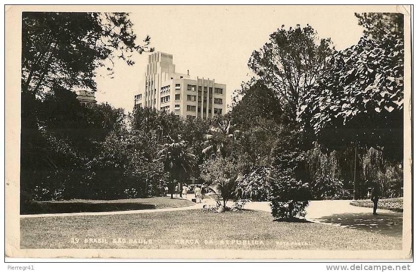 CPA-1936-BRESIL-SAO PAULO-PRACA DA REPUBLICA-TBE - São Paulo