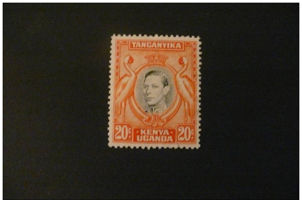 Kenya 1941 * MLH  King George 20 Ct Orange And Black - Kenya, Ouganda & Tanganyika