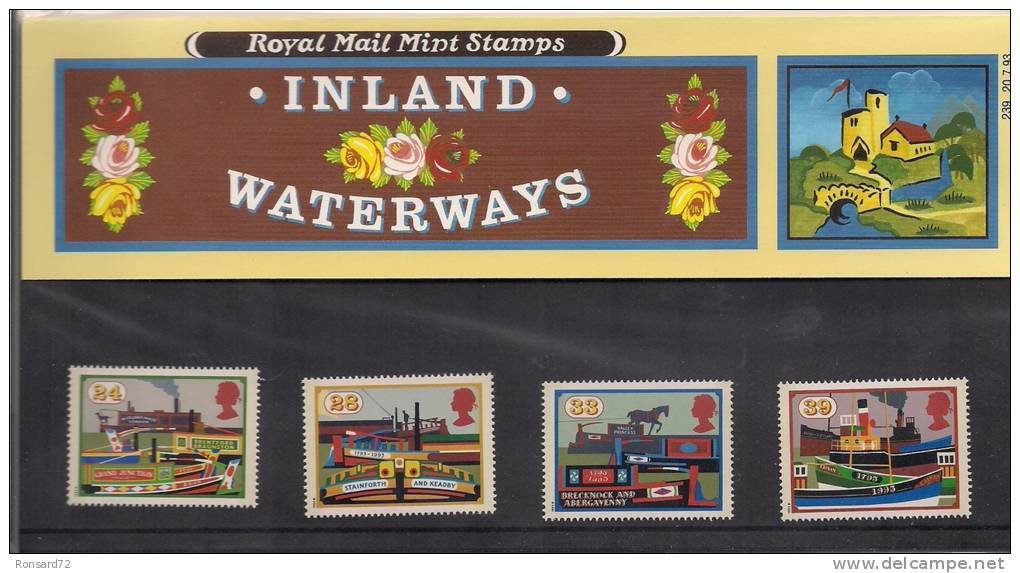 1993 - Inland - Waterways - Presentation Packs