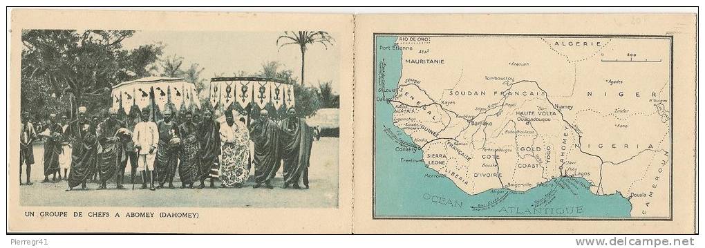 CPA-1931-EXP COLONIALE De PARIS-CARTE TRIPLE AOF PUBLICITAIRE-TBE - Dahomey