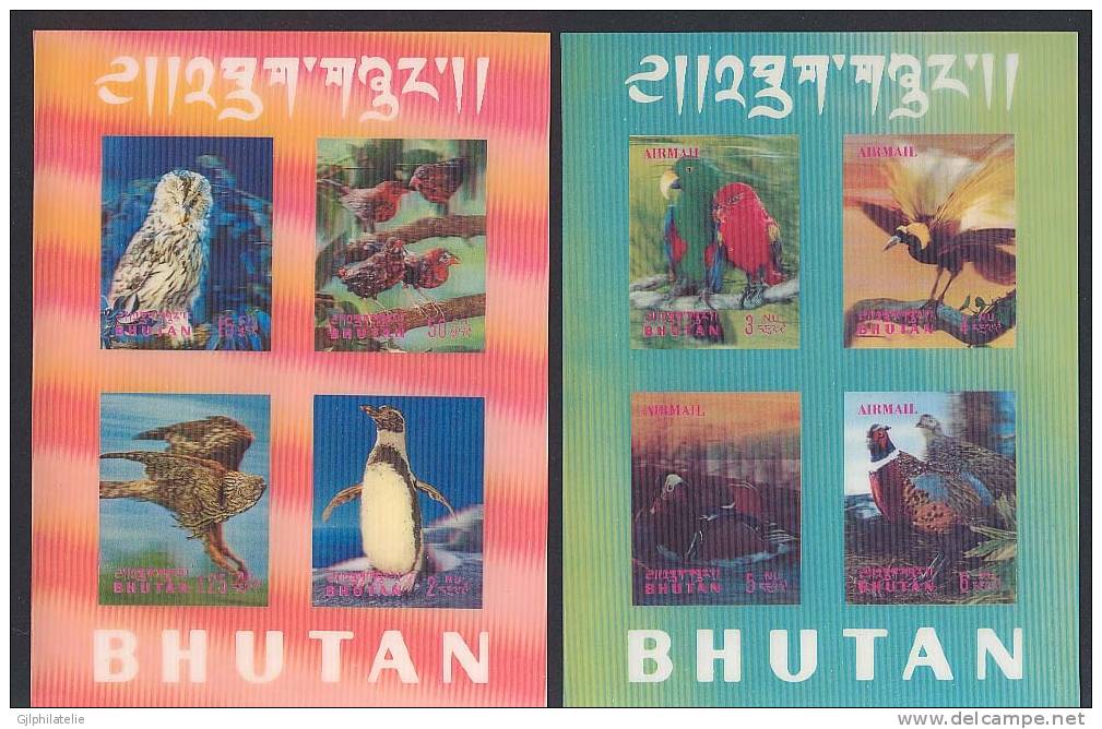 BHOUTAN BF024/25 Oiseaux - Bhutan