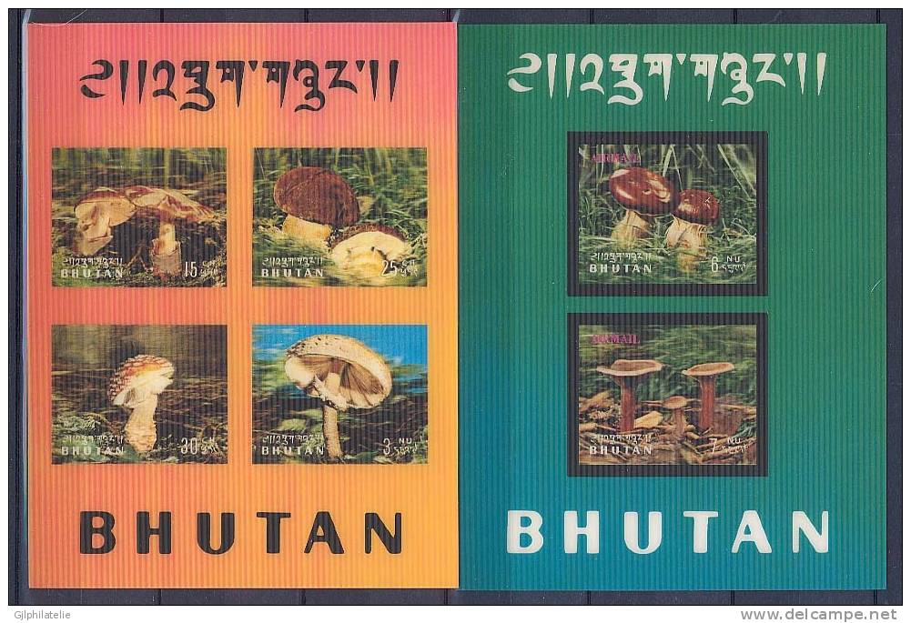 BHOUTAN BF056/57 Champignons - Bhutan