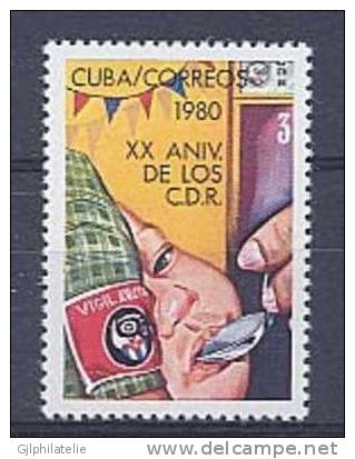 CUBA 2215 Défense De La Révolution - Unused Stamps