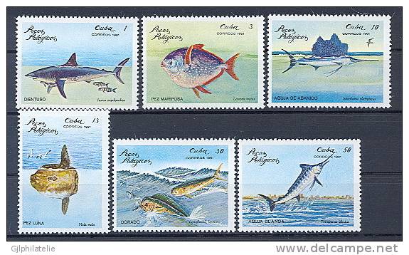 CUBA 2243/48 Poissons Pélagiques - Unused Stamps