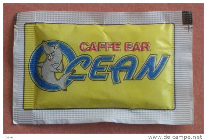 OCEAN - Caffe Bar ( Croatia ) Shark Requin Tiburón Squalo Hai Haai Fish Small Sugar Sucre Azucar Zucker Zucchero Suiker - Sugars