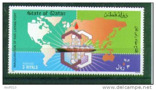 Qatar. Opening Of Port Of Ras Laffan. MNH Stamp. SCV = 6.25 - Qatar