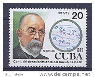 CUBA 2376 Bacille De La Tuberculose - Prix Nobel