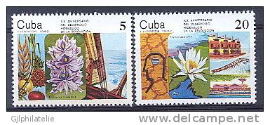 CUBA 2383/84 Ressources Hydrauliques - Unused Stamps