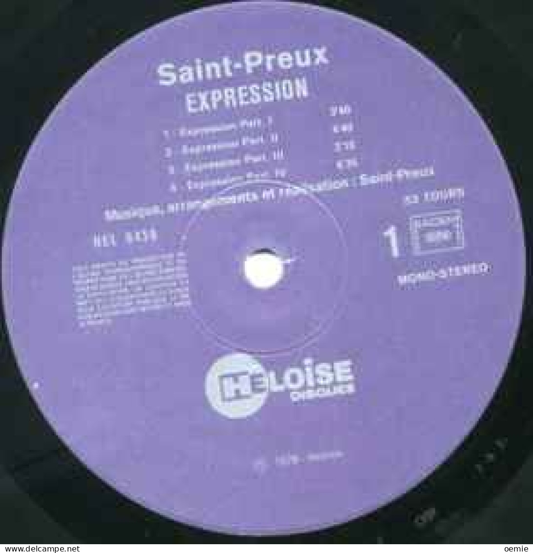 SAINT  PREUX °°  EXPRESSION - Musicals