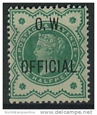 Great Britain, Year 1896, SG O32, Queen Victoria, Office Of Works (x) - Servizio