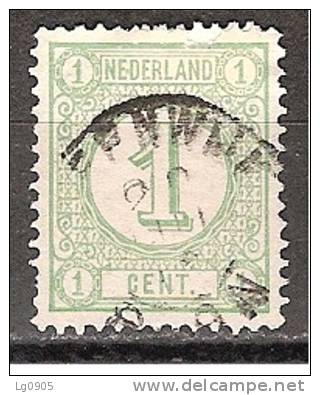 Nederland Netherlands Pays Bas Niederlande Holanda 31 Cancel STEENWIJK Kleinrond : Cijfer 1876 - Gebraucht