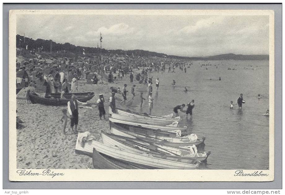 DE MV Göhren-Rügen Strandleben 1937-08-14 Foto K.Bitterling - Goehren