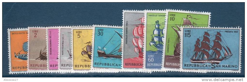 SAN MARINO / SAN MARIN 1963 -- NAVI-- **MNH /VF - Gebraucht