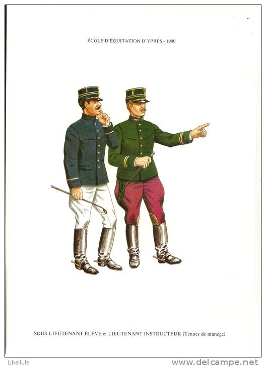 Gravures Militaires : Un Lot De 40 Gravures Couleurs Représentant Des Uniformes De L'armée Belge - Autres & Non Classés