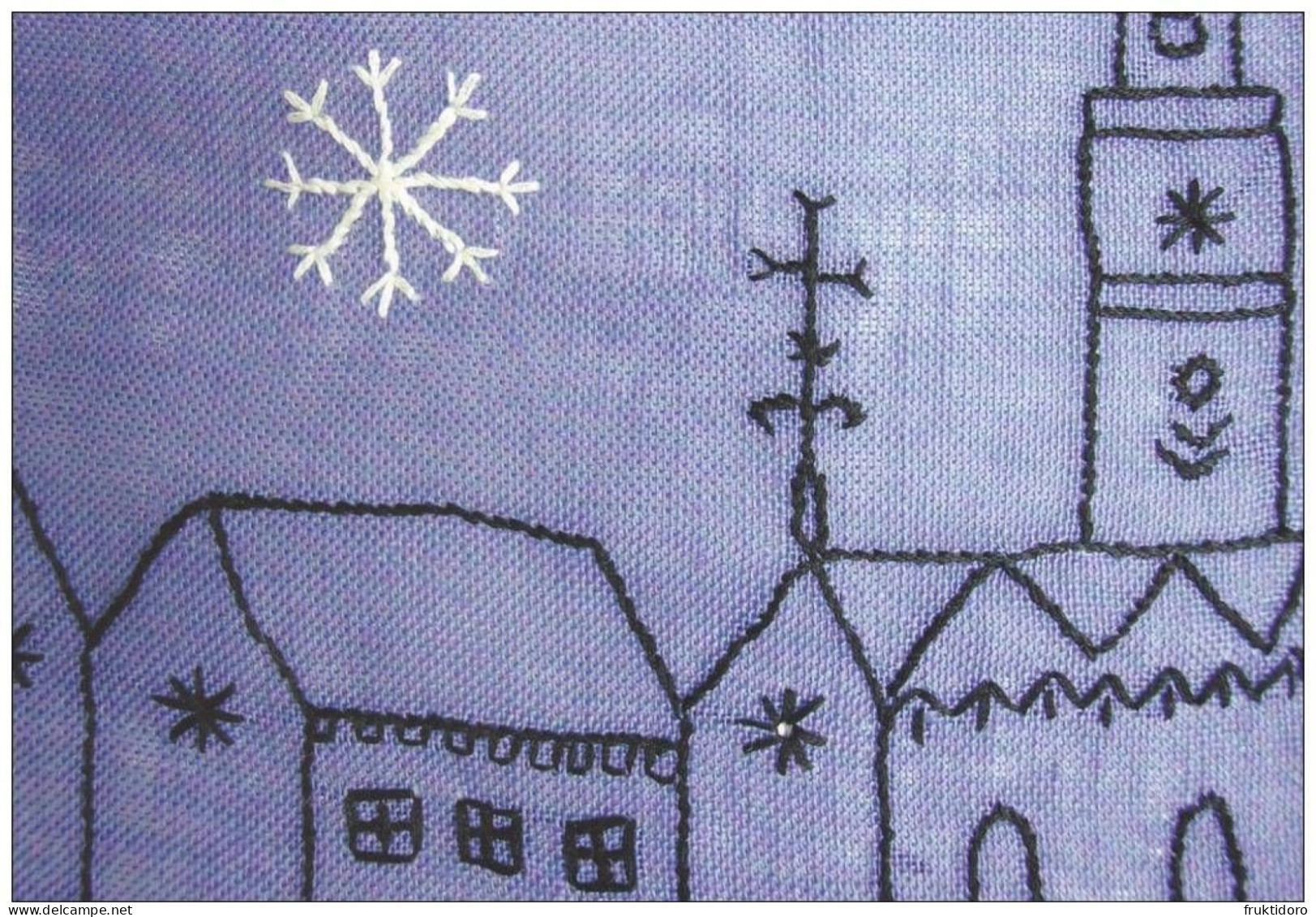 Norway Postal Stationery 2010 Christmas Embroidery First-Day Cancellation - Postal Stationery