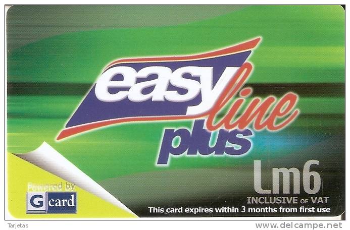 TARJETA DE MALTA EASY LINE PLUS DE LM6 - Malte