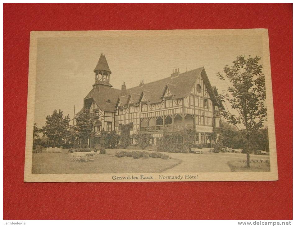 GENVAL  -   Normandy Hôtel  -  ( 2 Scans ) - Genappe