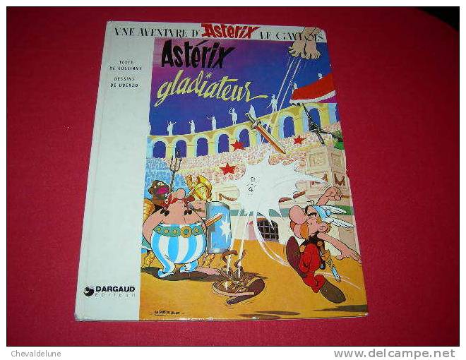 BANDE DESSINEE : GOSCINNY ET UDERZO : ASTERIX GLADIATEUR 1978 - Astérix