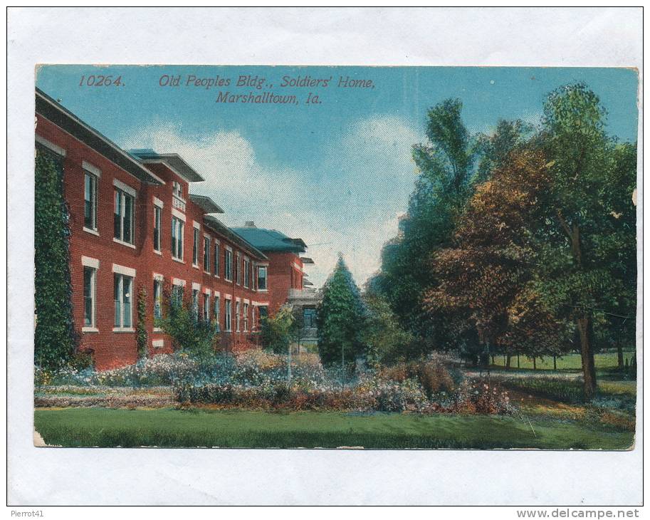 U.S.A. - Old People's Building, Soldier's Home, MARSHALLTOWN , IOWA - Sonstige & Ohne Zuordnung