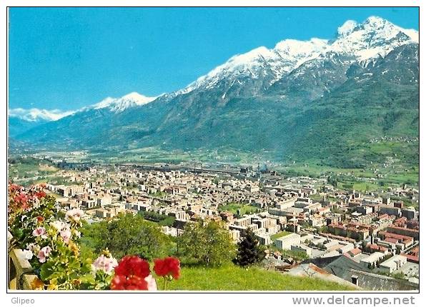 AOSTA - PANORAMA SULLO SFONDO MONTE EMILIUS VG78 - Aosta