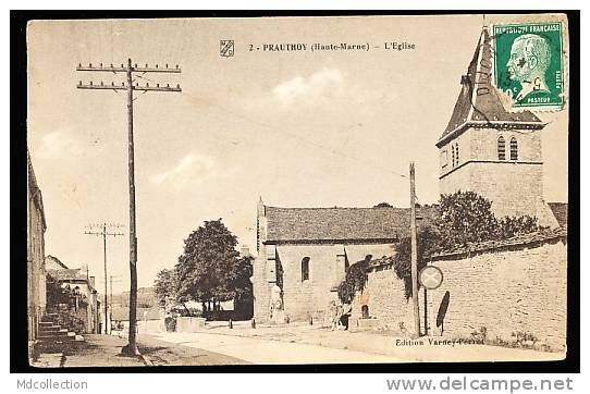 52 PRAUTHOY /        L'église         / - Prauthoy