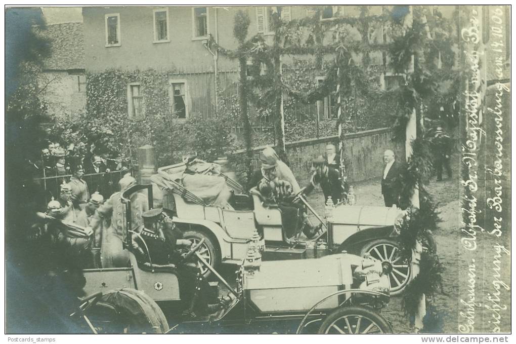 Gelnhausen, Kaiserbesuch 1906, Besichtigung Der Barbarossaburg - Gelnhausen