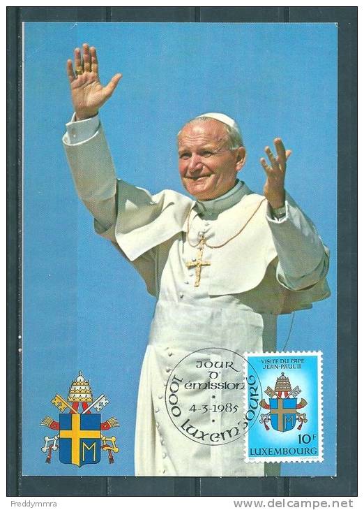 Luxembourg: CM 80  Pape Jean Paul II - Papi