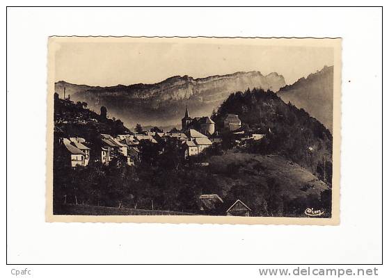 Carte 1930 MASSIF DES BAUGES / LE CHATELARD - Le Chatelard