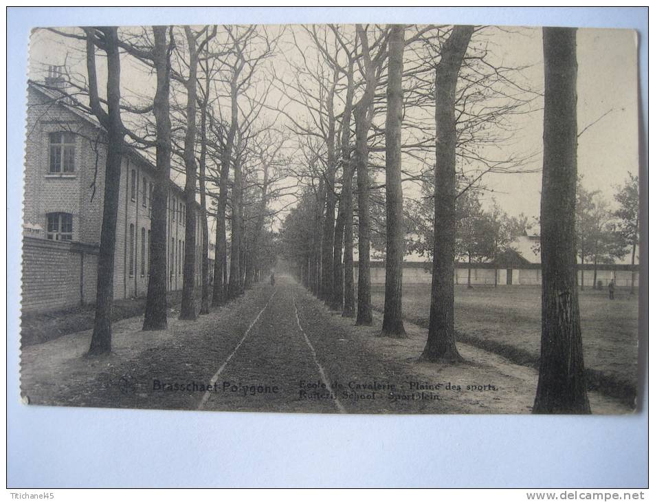 BRASSCHAAT - BRASCHAET-POLYGONE - Ecole De Cavalerie- Plaine Des Sports - Ruiterij School - Sportplein - Brasschaat