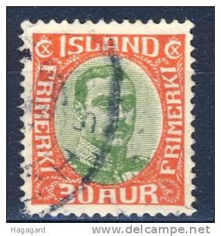 ##Iceland 1920. Michel 93. Cancelled(o) - Oblitérés