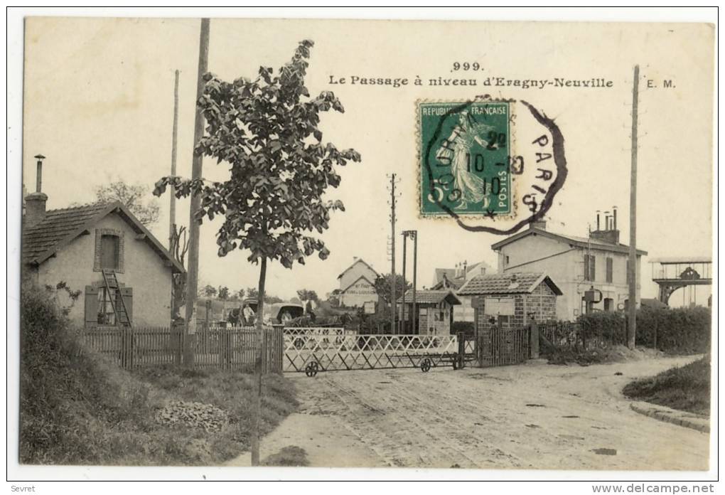 ERAGNY-NEUVILLE. - Le Passage à Niveau - Eragny