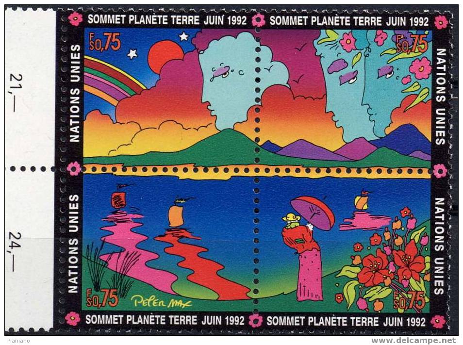 PIA - 1992 - Sommet Planèt Terre  - (Yv 227-30) - Nuovi