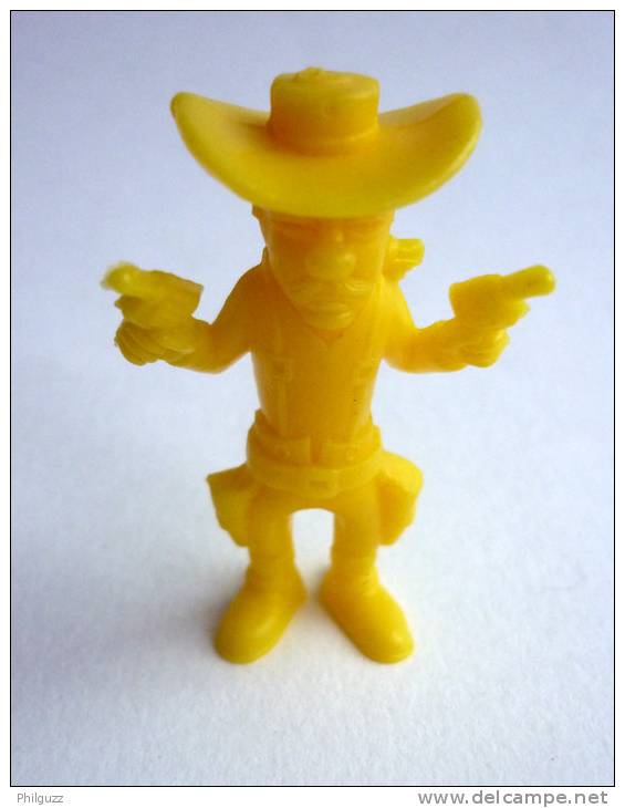 FIGURINE MONOCHROME LUCKY LUKE MORRIS - GOSCINNY Jack Dalton STENVAL Jaune 1972 - Autres & Non Classés