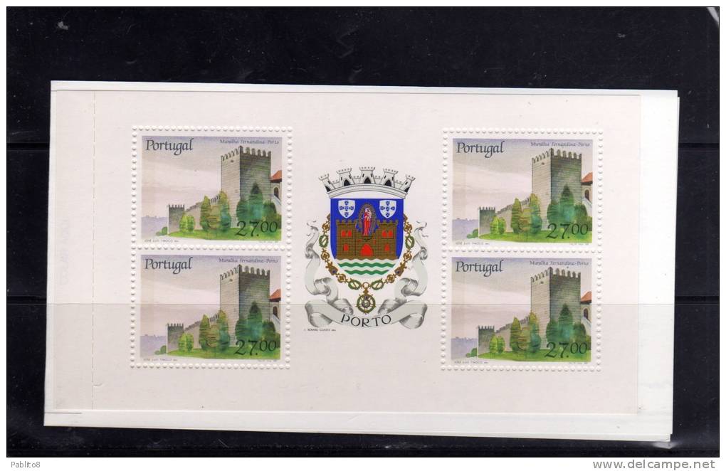 PORTOGALLO - PORTUGAL 1988 CASTELLI MNH LIBRETTO - Covers & Documents