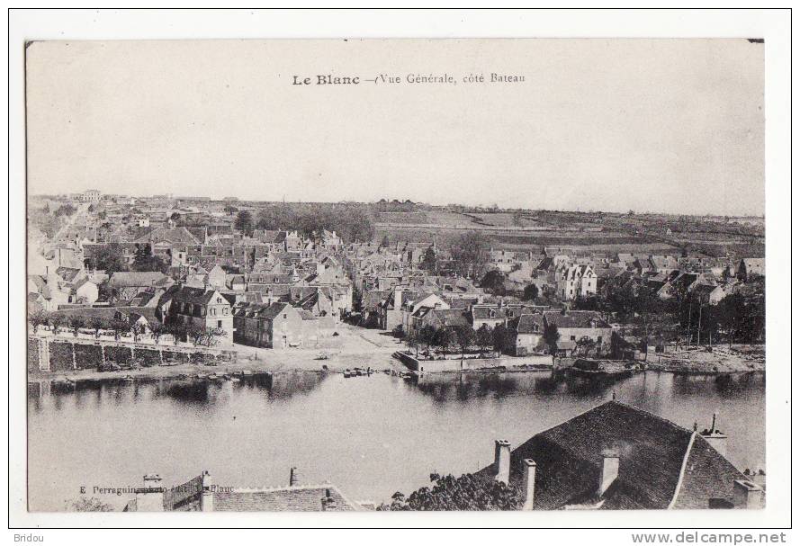 36  LE BLANC   Vue Générale Côté Bateau - Le Blanc