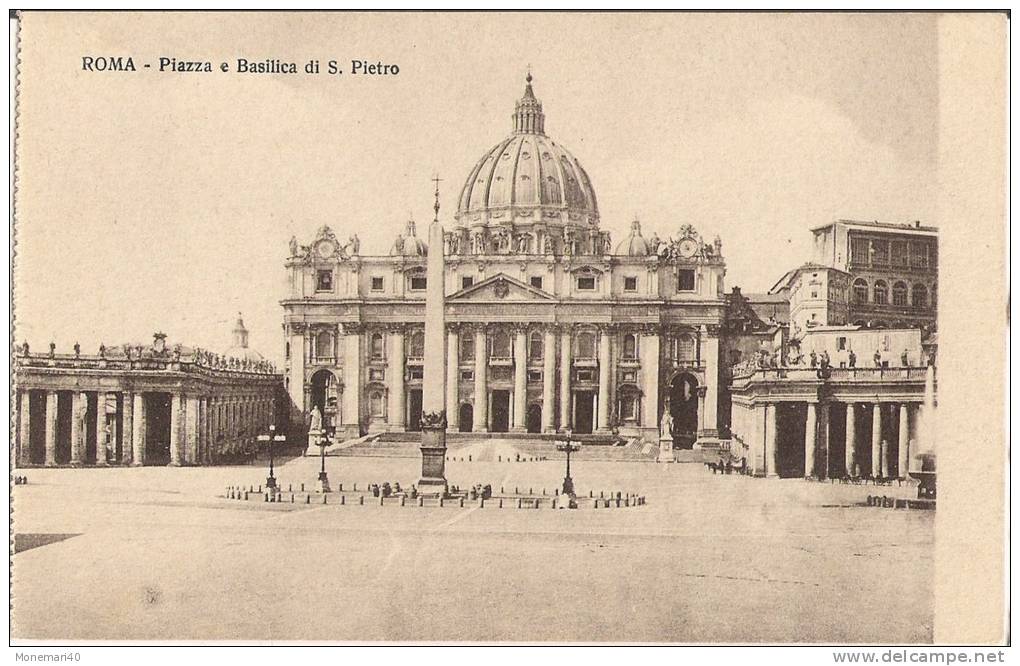 Roma - Place Et Basilique Saint Pierre - San Pietro