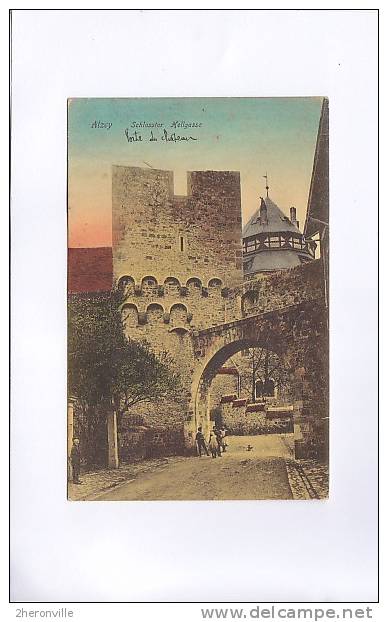 CPA - ALZEY - Schlosstor Hellgasse - 1911 - Alzey