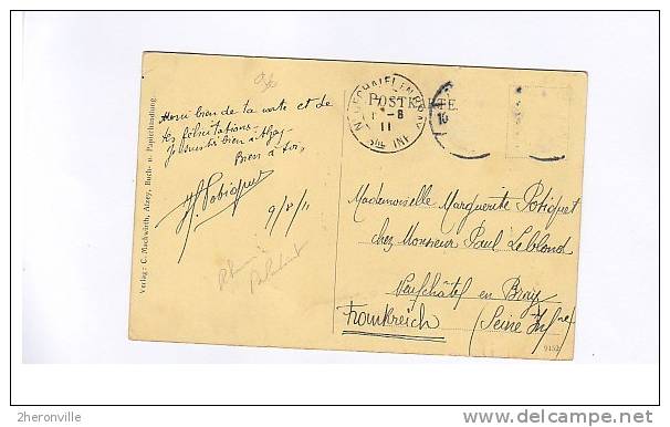CPA - ALZEY - Schlosstor Hellgasse - 1911 - Alzey